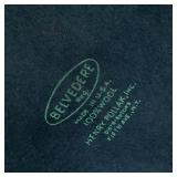 Belvedere Blue Wool Cloche Hat - Size 22