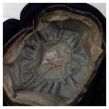 Black Velvet Turban Hat - Good Samaritan Label - Vintage Headwear