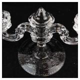 Candelabra Pair - 3-Arm Centerpiece & Fan-Base Candlesticks