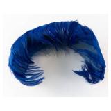 Eurona Blue Feather Fascinator Headpiece - Made in Belgium