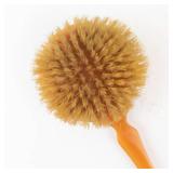 Hair Brush - Bakelite Amber Boar Bristle Vanity Brush
