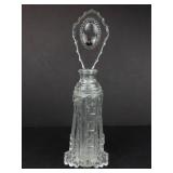 Crystal Perfume Bottle with Shield-Top Stopper