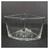 Vintage Triangle Wheel Refrigerator Dish - Starburst Pattern (Single Slice)