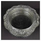 7 Clear Glass Display Plates - Assorted Edge Patterns