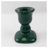 Candlestick Holder - Green Ceramic Tall Taper Candle Stand