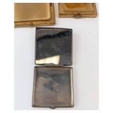 Vintage Powder Compacts (Lot of 3) - Gold Tone & Enamel