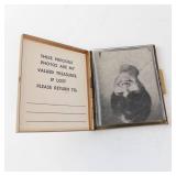 Vintage Gold-Tone Vanity Set with Beaded Round Powder Compact, Photo Album & Mini Boxes