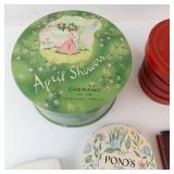Vintage Ephemera - Cosmetic Tins & Pills Boxes