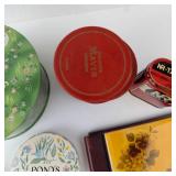 Vintage Ephemera - Cosmetic Tins & Pills Boxes
