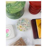 Vintage Ephemera - Cosmetic Tins & Pills Boxes