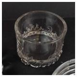 Leaf-Shaped  Glass Dishes - 4-Piece Set