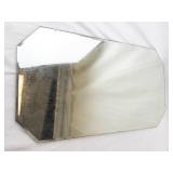 Ornate Oval Wall Mirror with Carved Frame - Geometric Mirror Panels Salvage (13 Total)