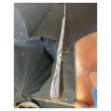 Vintage Umbrellas - Assorted Black Canopies with Wooden Handles (Used/Torn)