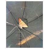 Vintage Umbrellas - Assorted Black Canopies with Wooden Handles (Used/Torn)