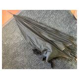 Vintage Umbrellas - Assorted Black Canopies with Wooden Handles (Used/Torn)