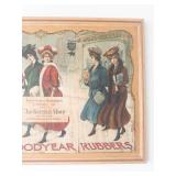 The Gotzian Shoe Advertising Print - Wales-Goodyear Rubbers, Framed Vintage Poster