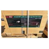 2025 K4525G Unused 45FTx25FT Double Garage Steel Barn Shed