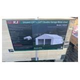 2025 K2223G Unused 23ftx22ft Double Garage Metal shed