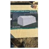 2025 K1220 Unused 12ftx20ft Single Garage Metal Shed
