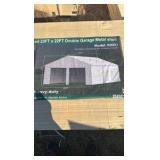 2025 K2223 Unused 23ftx22ft Double Garage Metal shed
