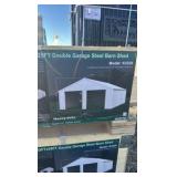 2025 K3325 Unused 33FTx25FT Double Garage Steel Barn