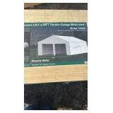 2025 K2223 Unused 23ftx22ft Double Garage Metal shed
