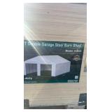 2025 K4525 Unused 45FTx25FT Double Garage Steel Barn Shed