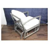 Pair of Outdoor Patio Lounge Chairs with Cushions