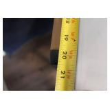 Set of 2 Modern Bar Stools with White Fabric and Metal Frame