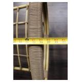 Bamboo Lounge Chair and Ottoman Set with Cushions