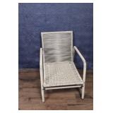 Pair of Outdoor Patio Armchairs with Cushions