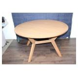 Round Wooden Outdoor Patio Table
