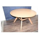 Round Wooden Outdoor Patio Table