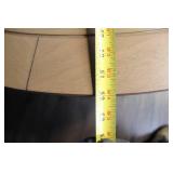 Round Wooden Outdoor Patio Table