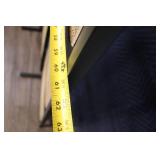 Folding 3-Panel Room Divider with Metal Frame and Woven Panels