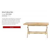 Safavieh Akita PAT7503D Folding Outdoor Rectangle Patio Table