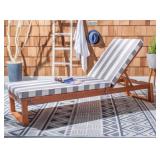 Safavieh Solano Sunlounger PAT7024G Outdoor Lounge Chair