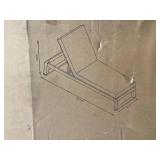 Safavieh Solano Sunlounger PAT7024G Outdoor Lounge Chair