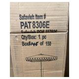 Safavieh PAT8306E - Elegant Valance 6.5 x 10 ft Rect Umbrella