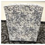 New Sam Moore Swivel Armchair - Damask Upholstery Grey Ivory #1
