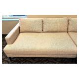 West Elm Sectional Sofa with Chaise - Beige Upholstery