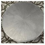 24-Inch Round Coffee Table - Black Finish & X-Base #2