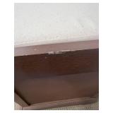 Safavieh Storage Bench with 3 Wicker Baskets - Brown Finish - 47 x 16 x 20 in