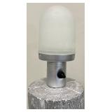 Dimond Lighting Outdoor Lamp - Textured Concrete Base & Frosted Glass Shade