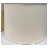 Lamp Shades - Cream Fabric - Pair