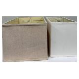 Rectangular Lamp Shades - (Lot of 2)