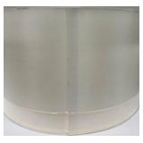 Drum Lamp Shade - Silver Brushed Exterior & Beige Interior, Spider Fitter