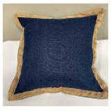 Two Accent Pillows - Navy Blue