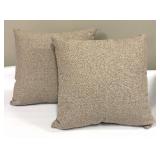 Pair of Accent Pillows  - Neutral Beige