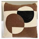 Bloomingville Cushions (Lot of 3) - 100% Cotton Geometric Throw Pillows